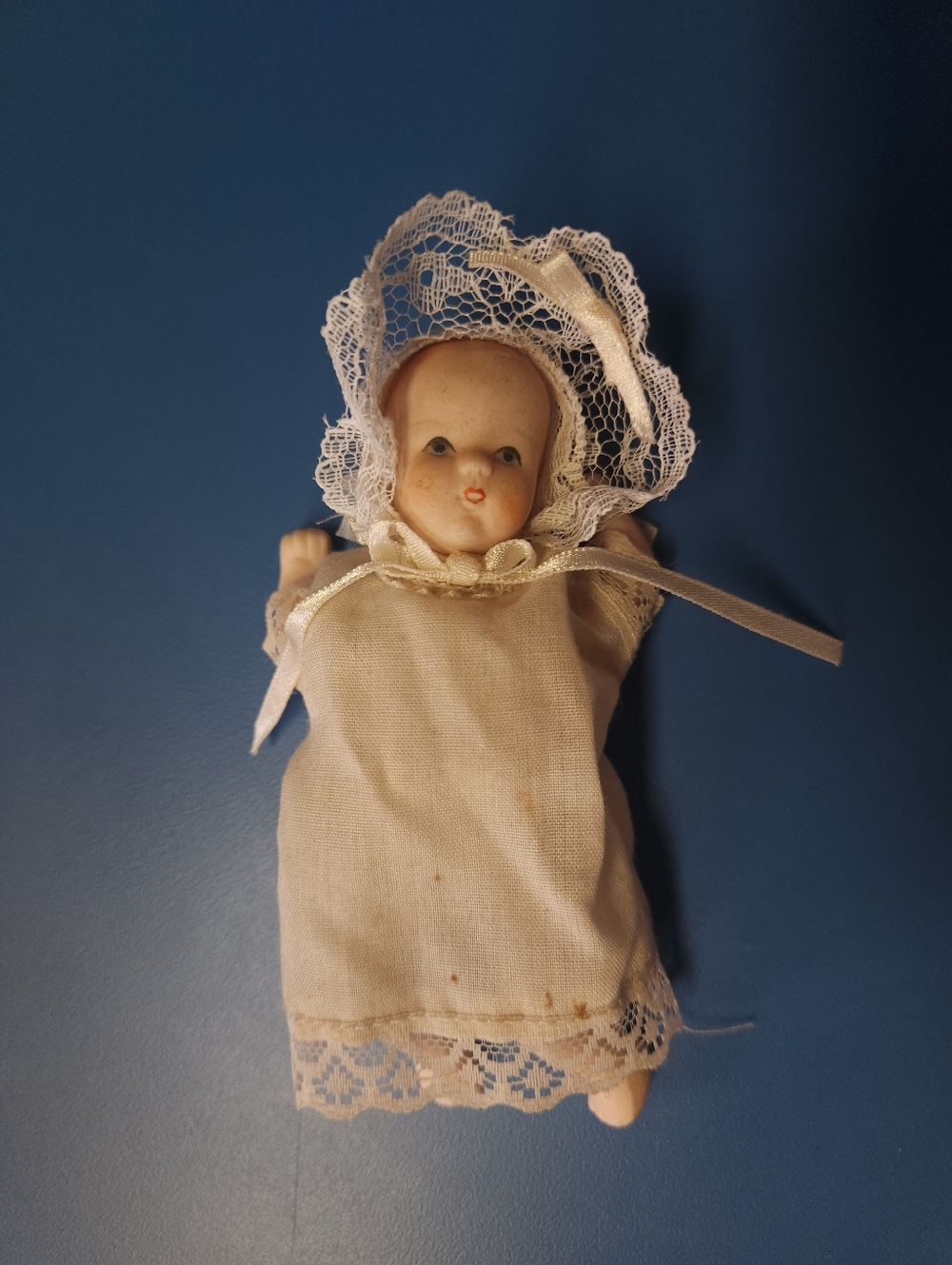 Vintage Russ Berrie Miniature Porcelain Baby Doll